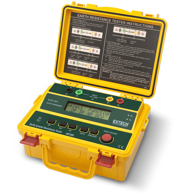 Extech GRT300: equipo para mediciones de puesta a tierra