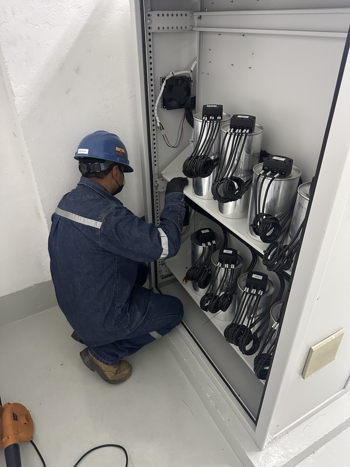 Mantenimiento de banco de capacitores
