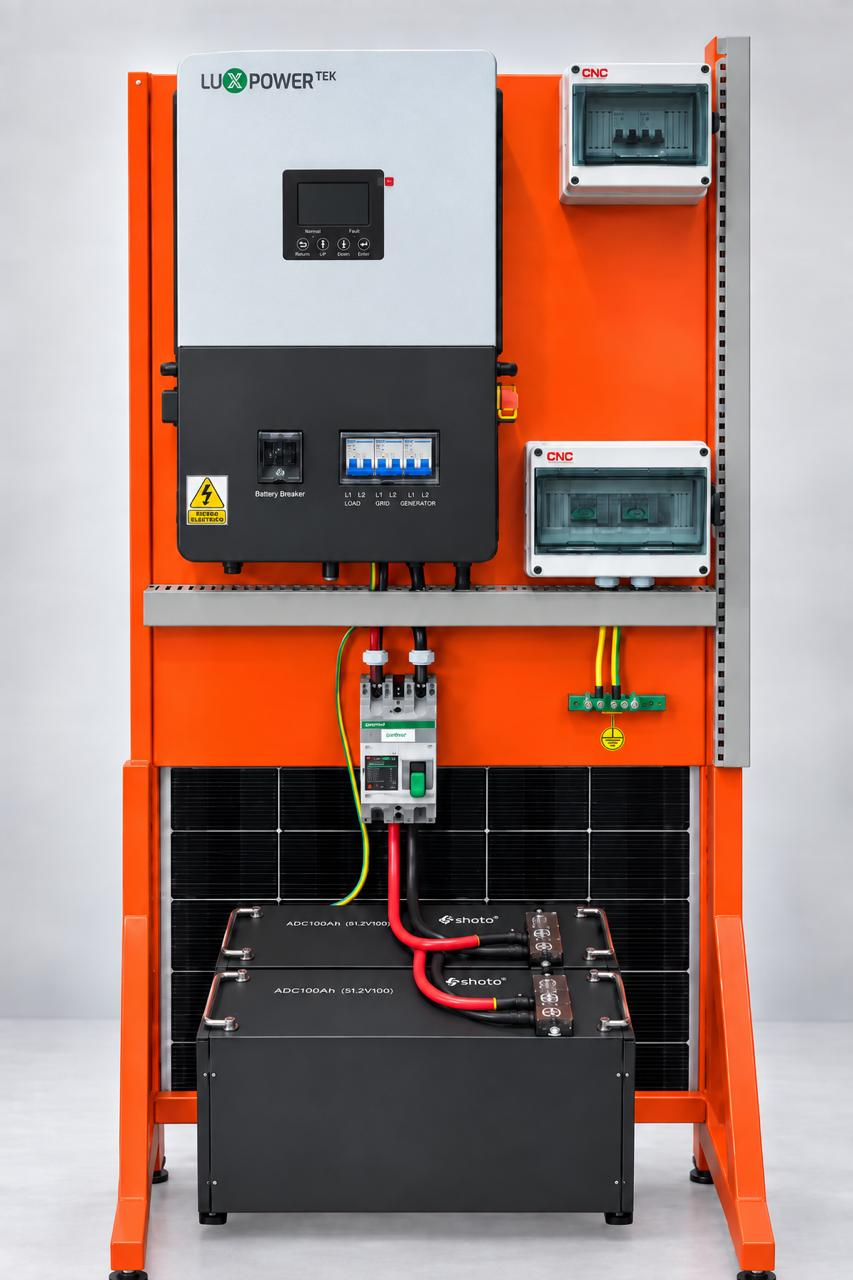 Luxpower SNA 6 kW: componentes o configuración ilustrativa