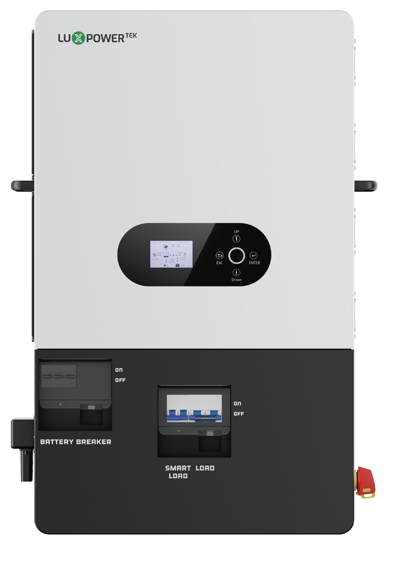 Luxpower SNA 12 kW: componentes o configuración ilustrativa